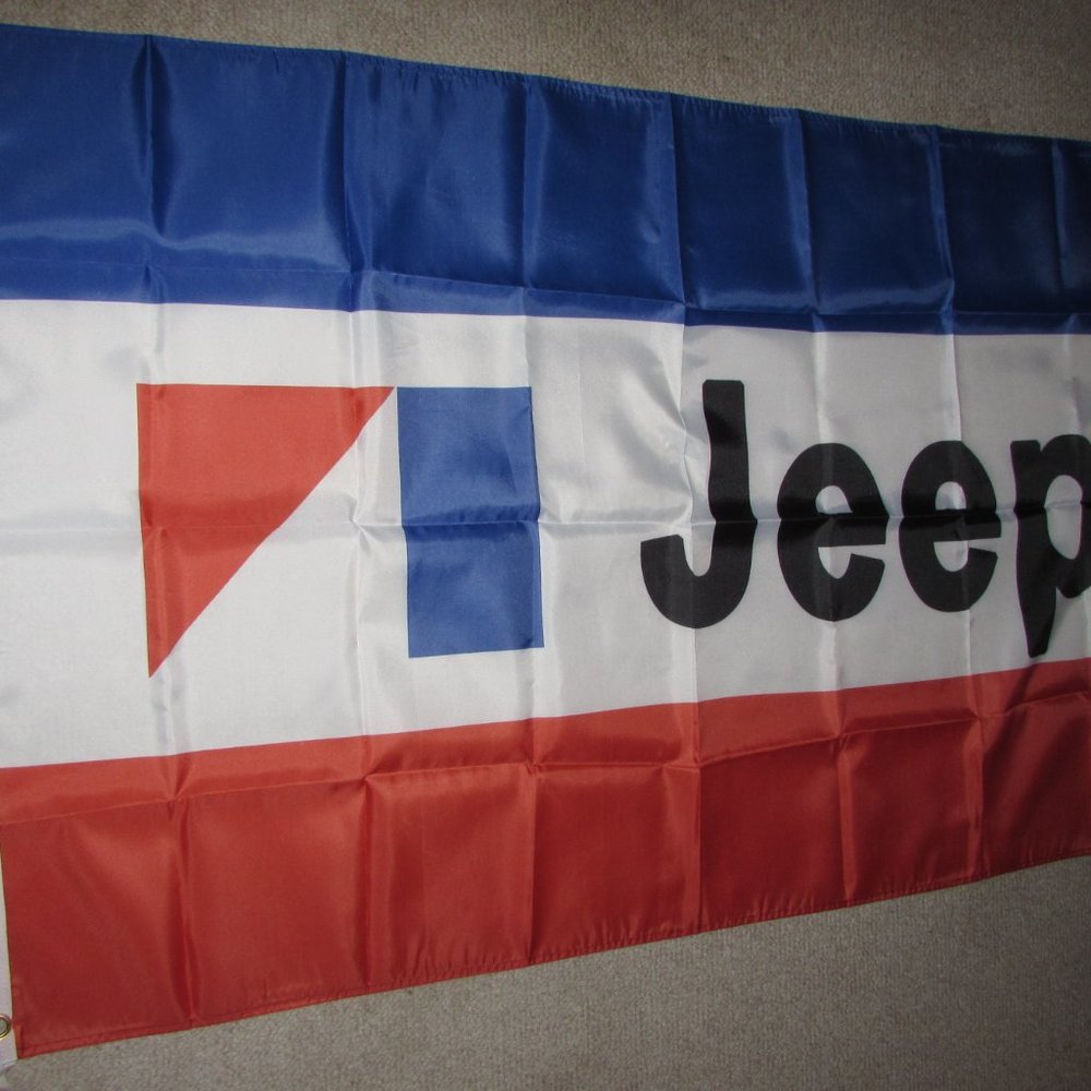 JEEP 3 x 5 Feet Flag Banner CJ7 4x4 Brand New - Picture 5 of 6
